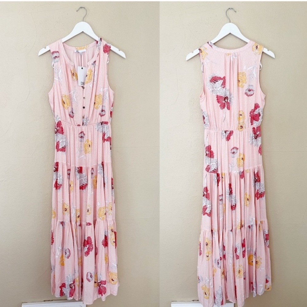 DR2 floral sleeveless maxi